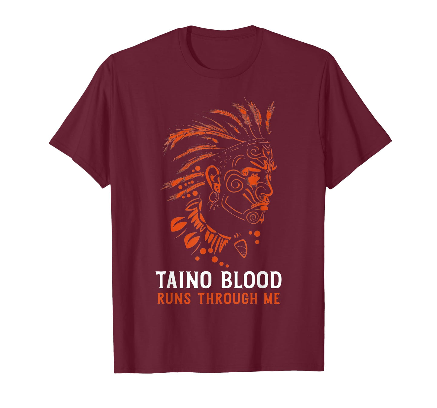 Taino Blood Runs Through Me Boricua Boriken Pride T-Shirt