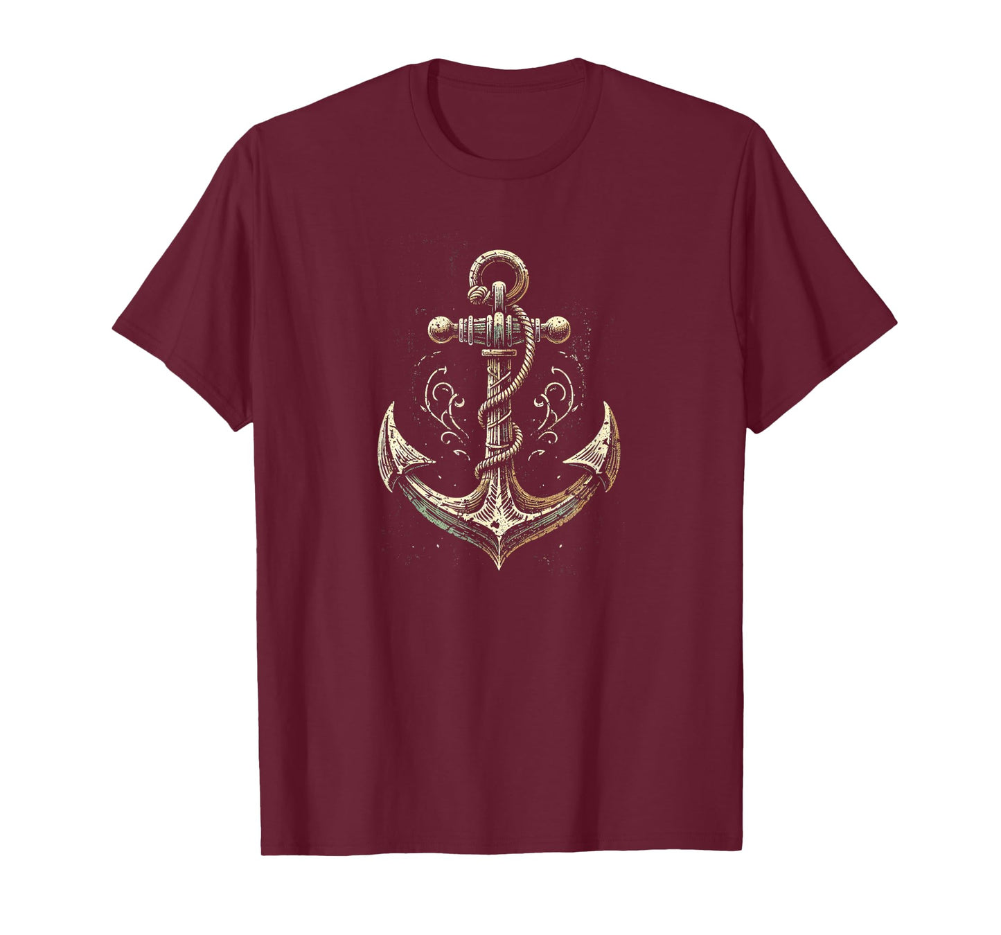 Vintage Anchor Design T-Shirt