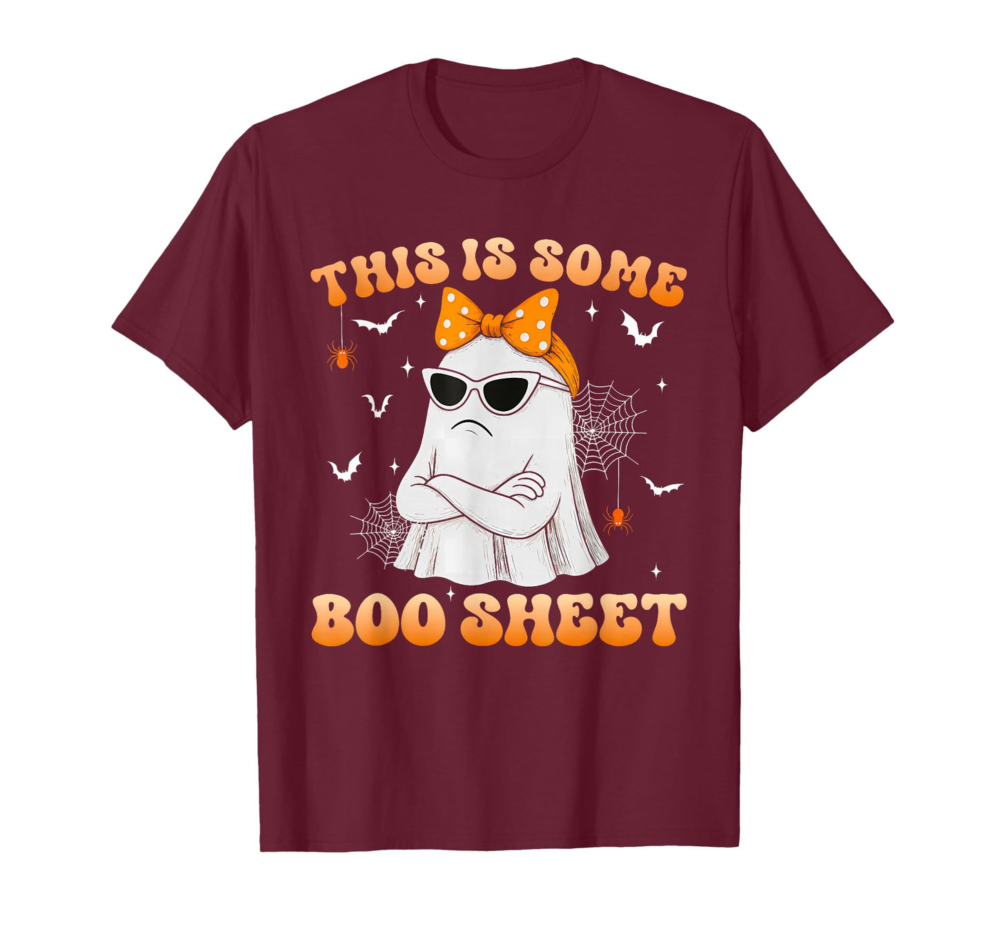This is Some Boo Sheet Womens Shirt Cute Ghost Halloween T-Shirt