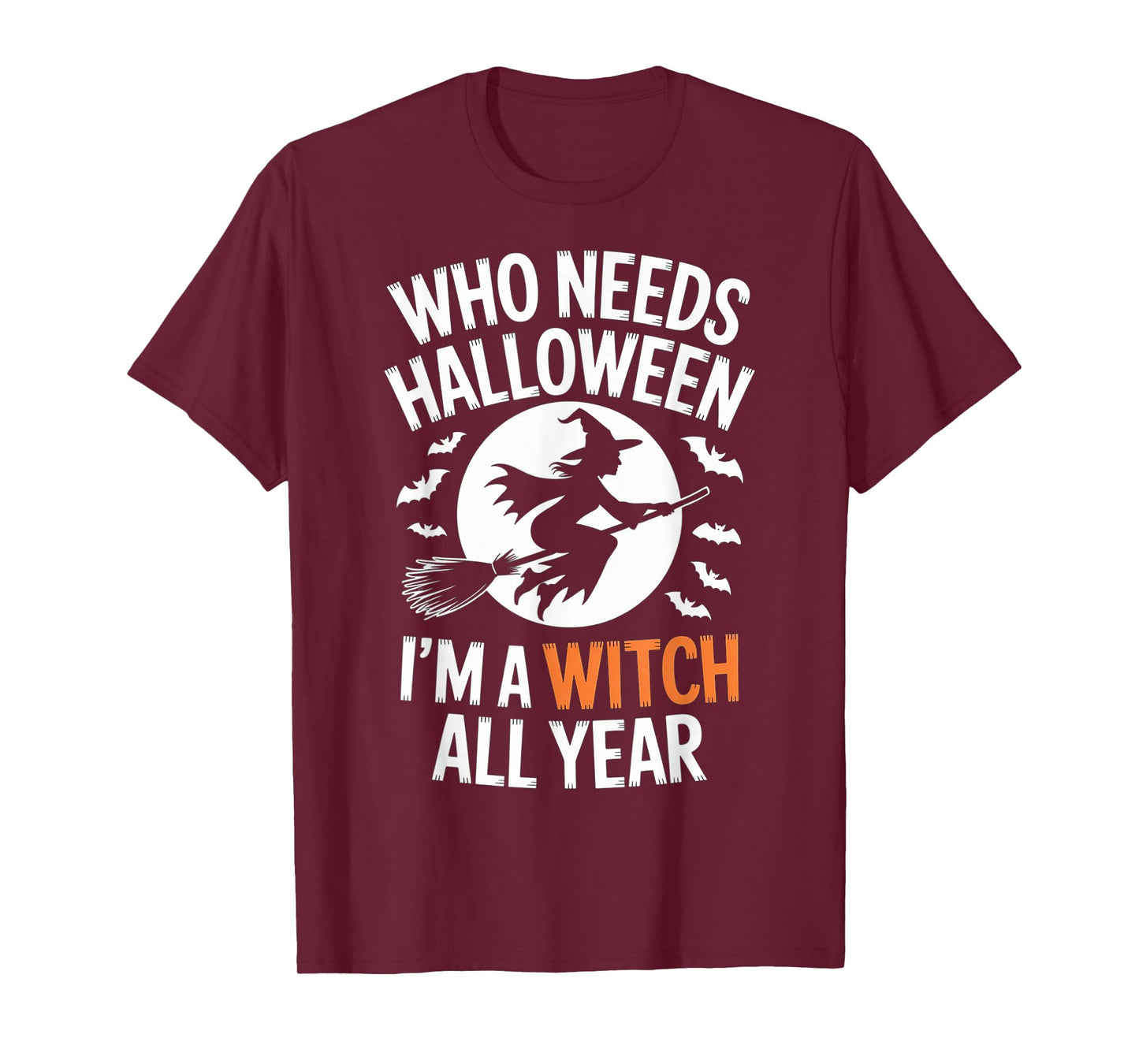 Funny Halloween Broomstick Saying Women Sarcastic Witch T-Shirt