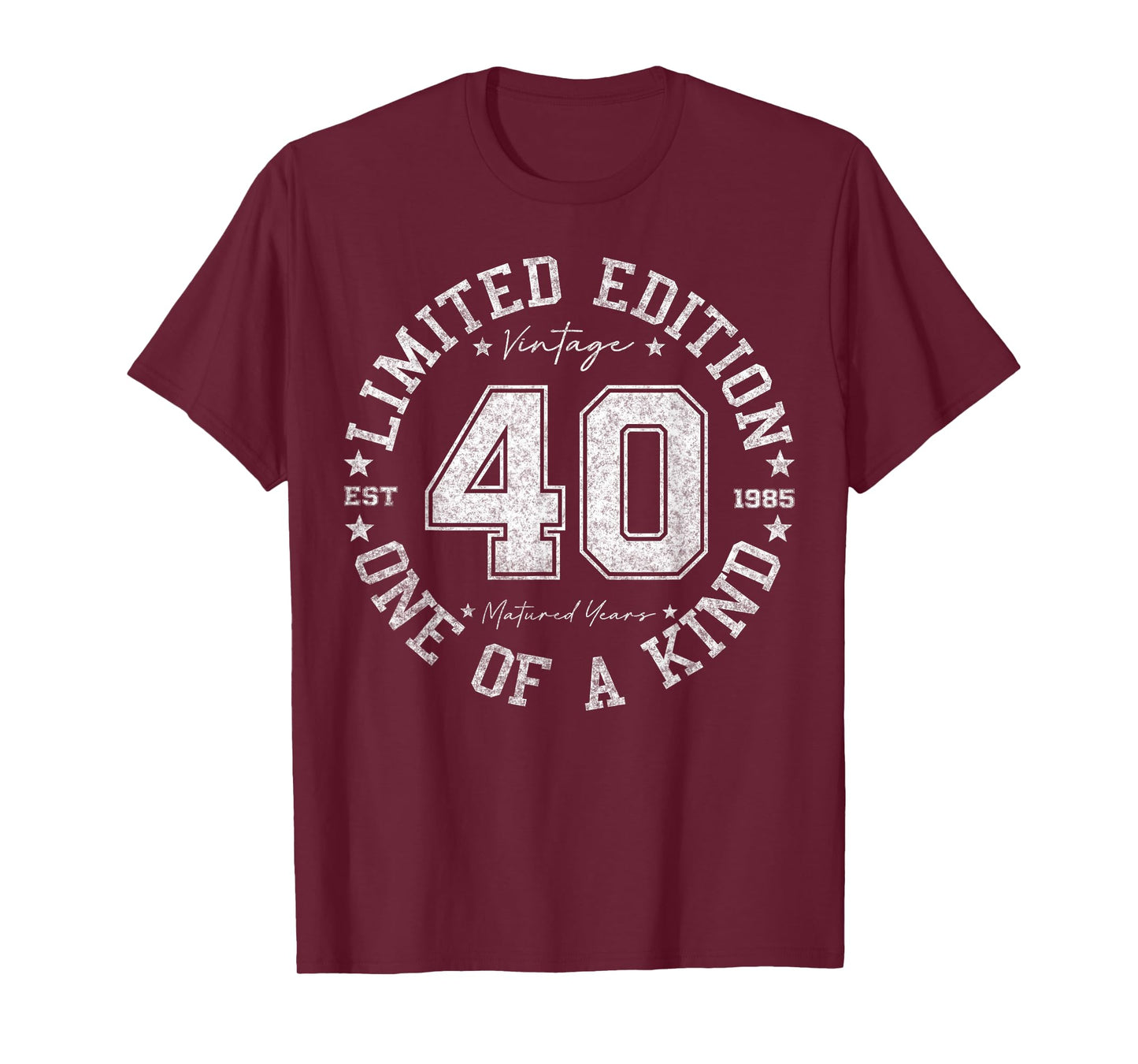 40 Year Old Gifts Vintage 1985 Limited Edition 40th Birthday T-Shirt