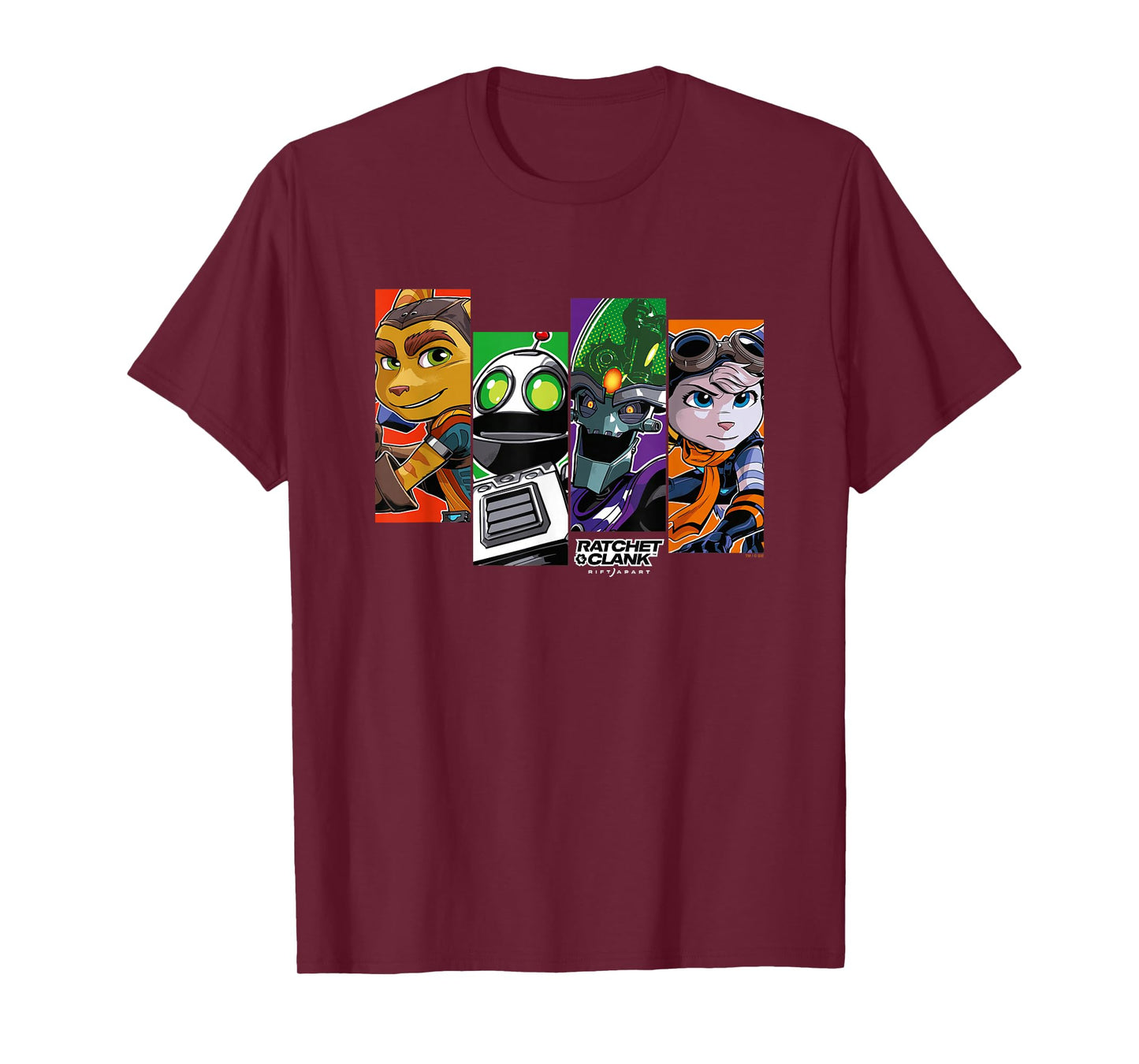 Ratchet & Clank Rift Apart Character Grid T-Shirt