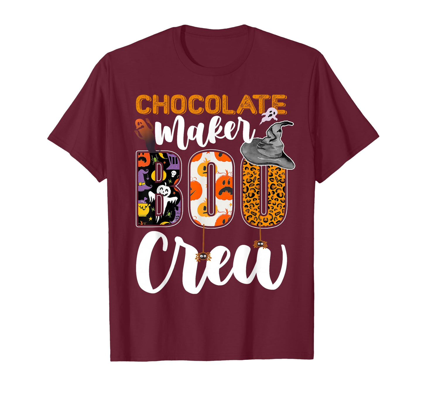 Chocolate Maker Boo Crew Halloween Match Chocolatier T-Shirt