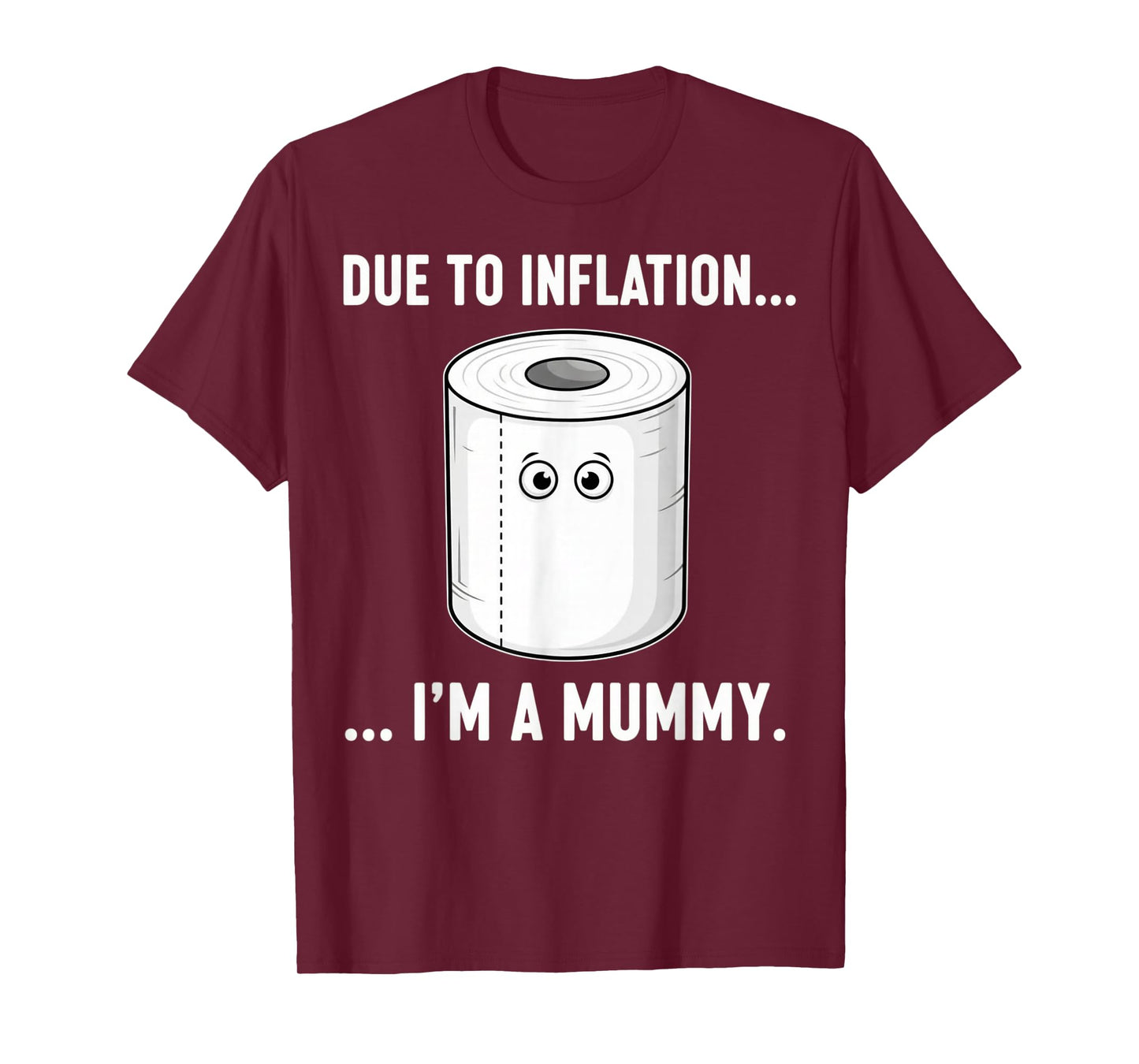 Toilet Paper Mummy Halloween Costume Funny Halloween 2025 T-Shirt