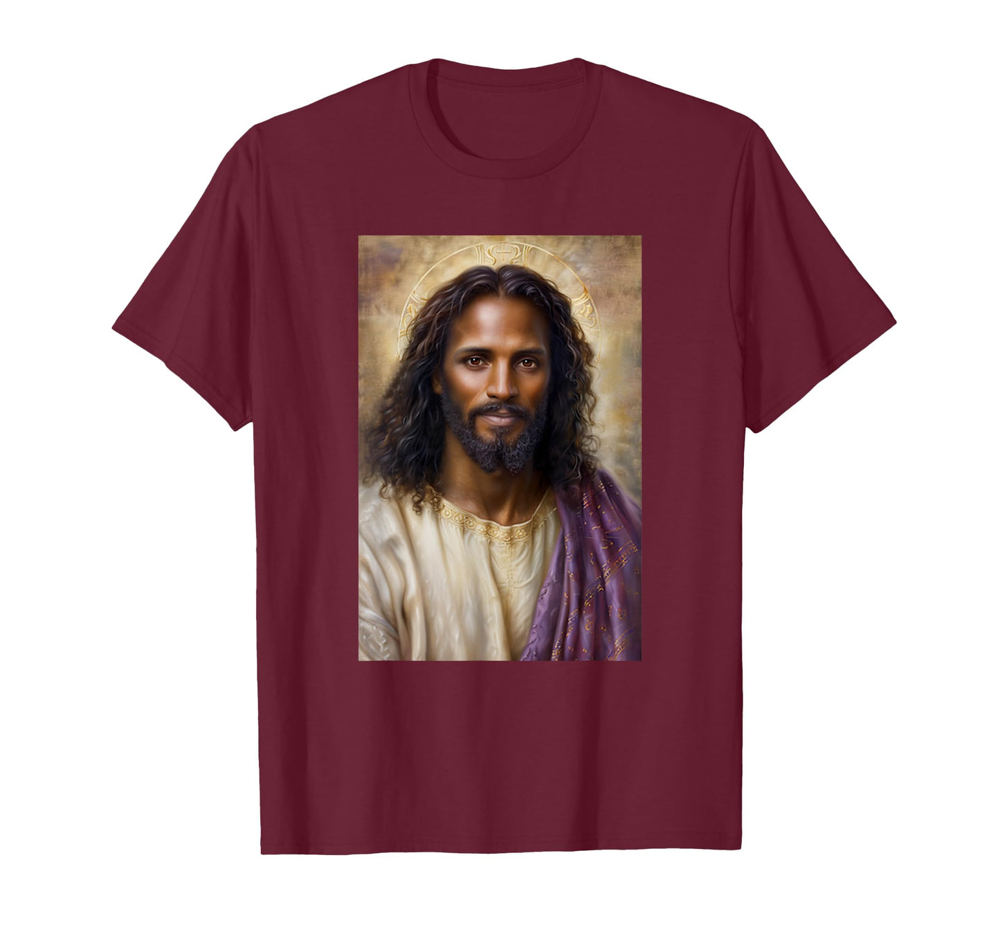 Vintage African American Black Jesus Christ Portrait God T-Shirt