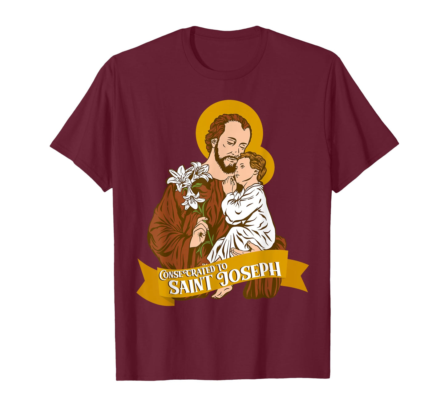 Consecration to St Joseph and Child Jesus Catholic Saint T-Shirt