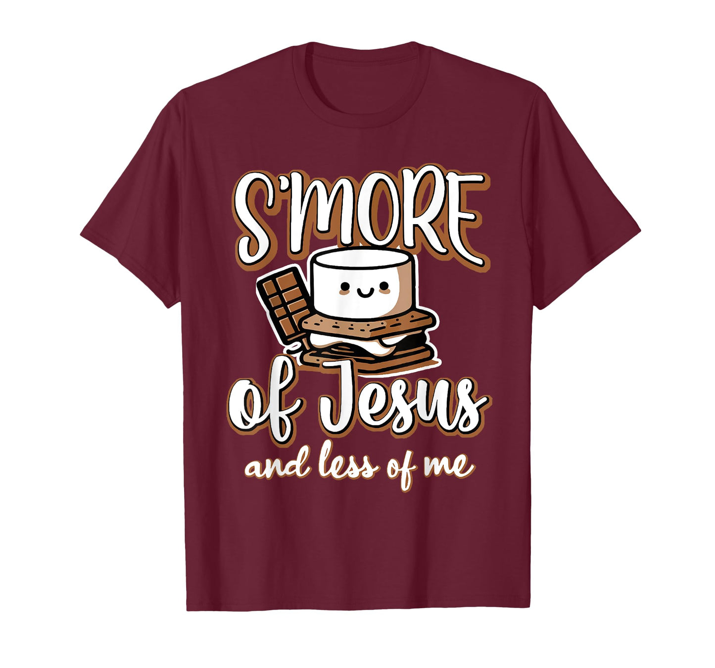 Smore Of Jesus Less Of Me Christian Camper Camping Crew Kids T-Shirt