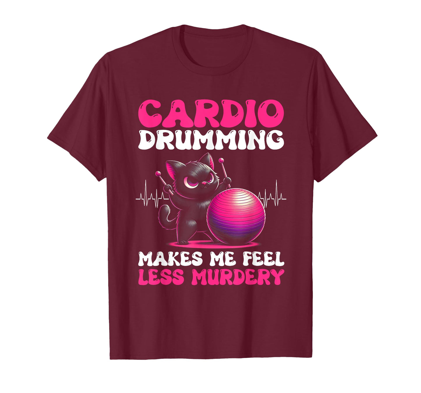 Drumming fitness Cardio drumming women T-Shirt