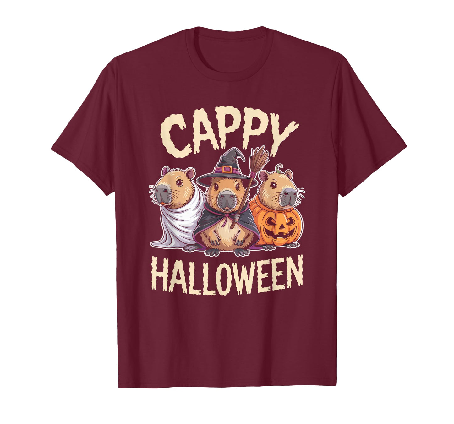Cappy Halloween Funny Capybara T-Shirt