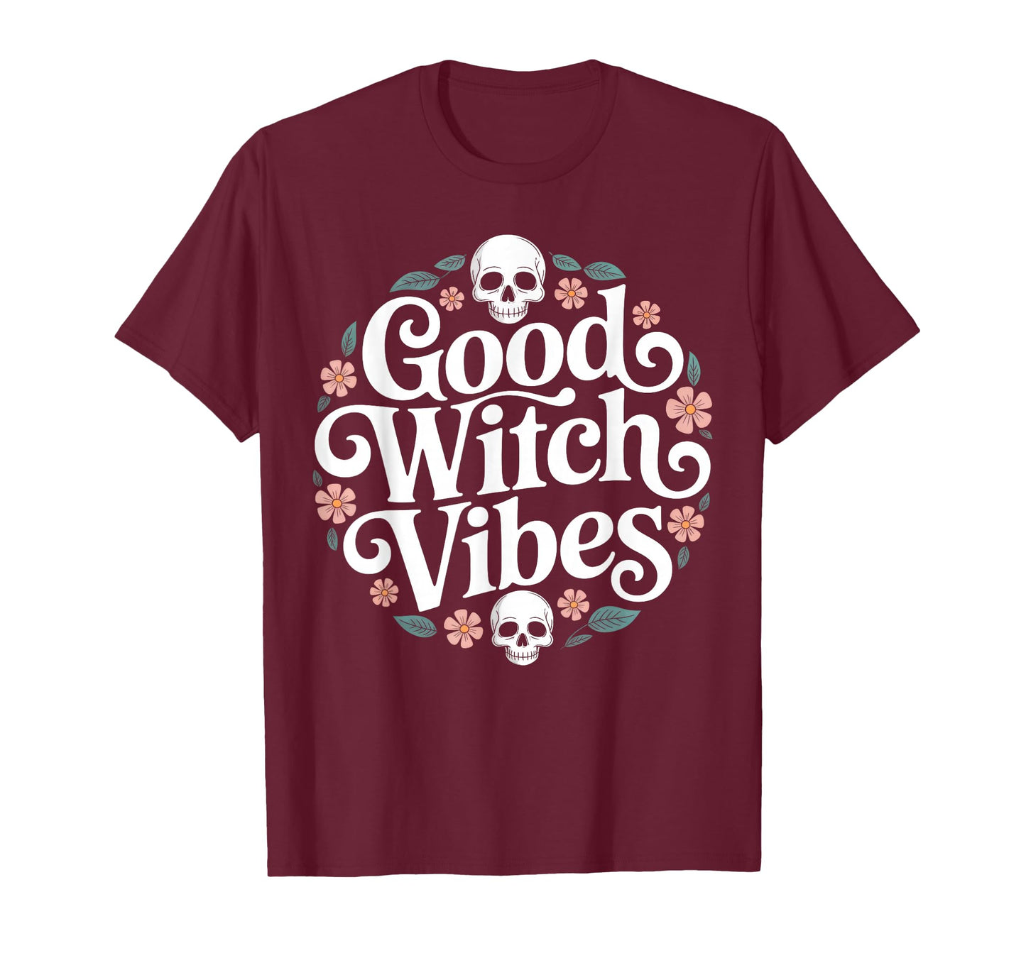 Good Witch Vibes Cute Gothic Aesthetic Halloween Witchy T-Shirt