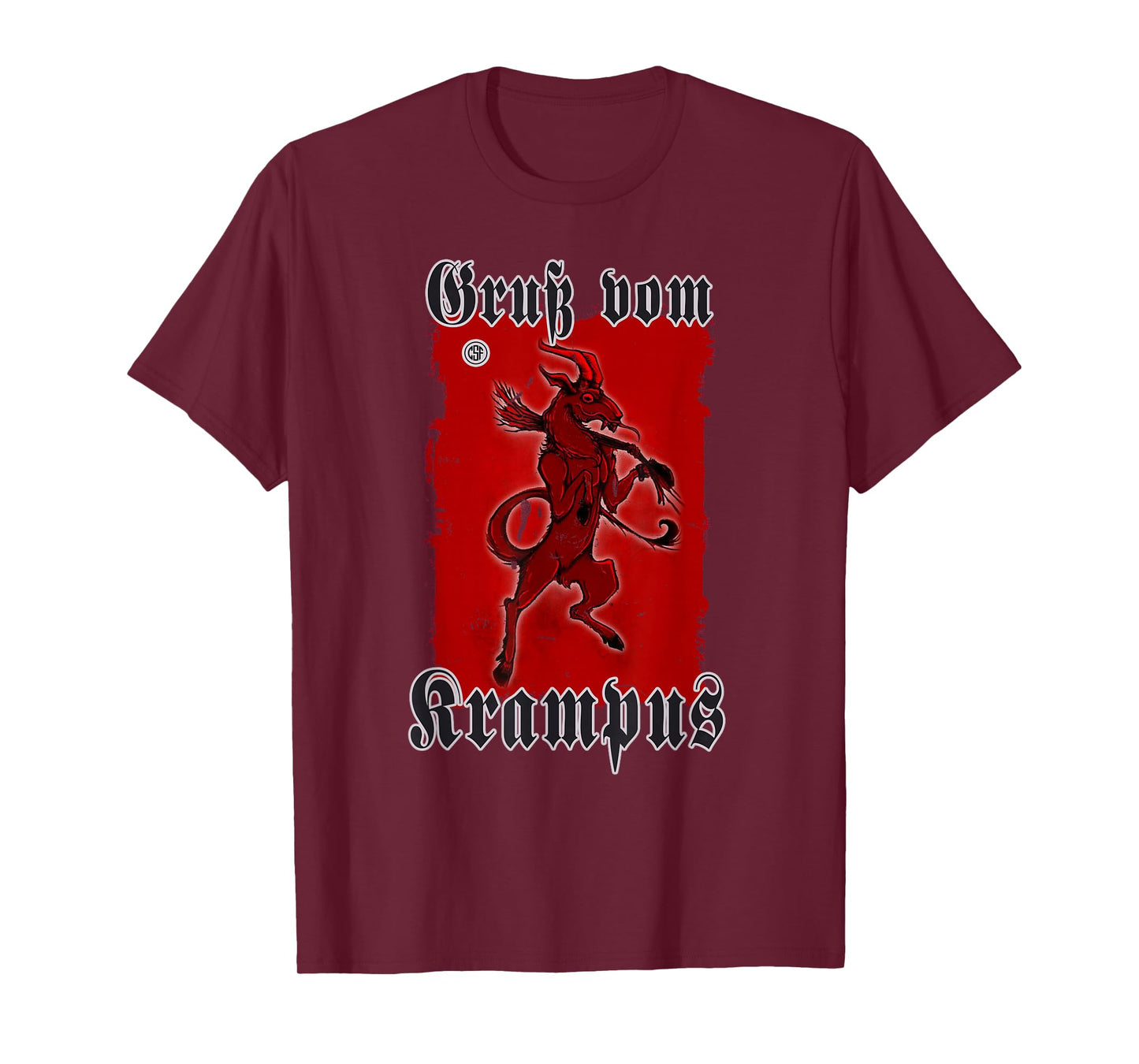 Greeting from Krampus Christmas Legend Figure T-Shirt