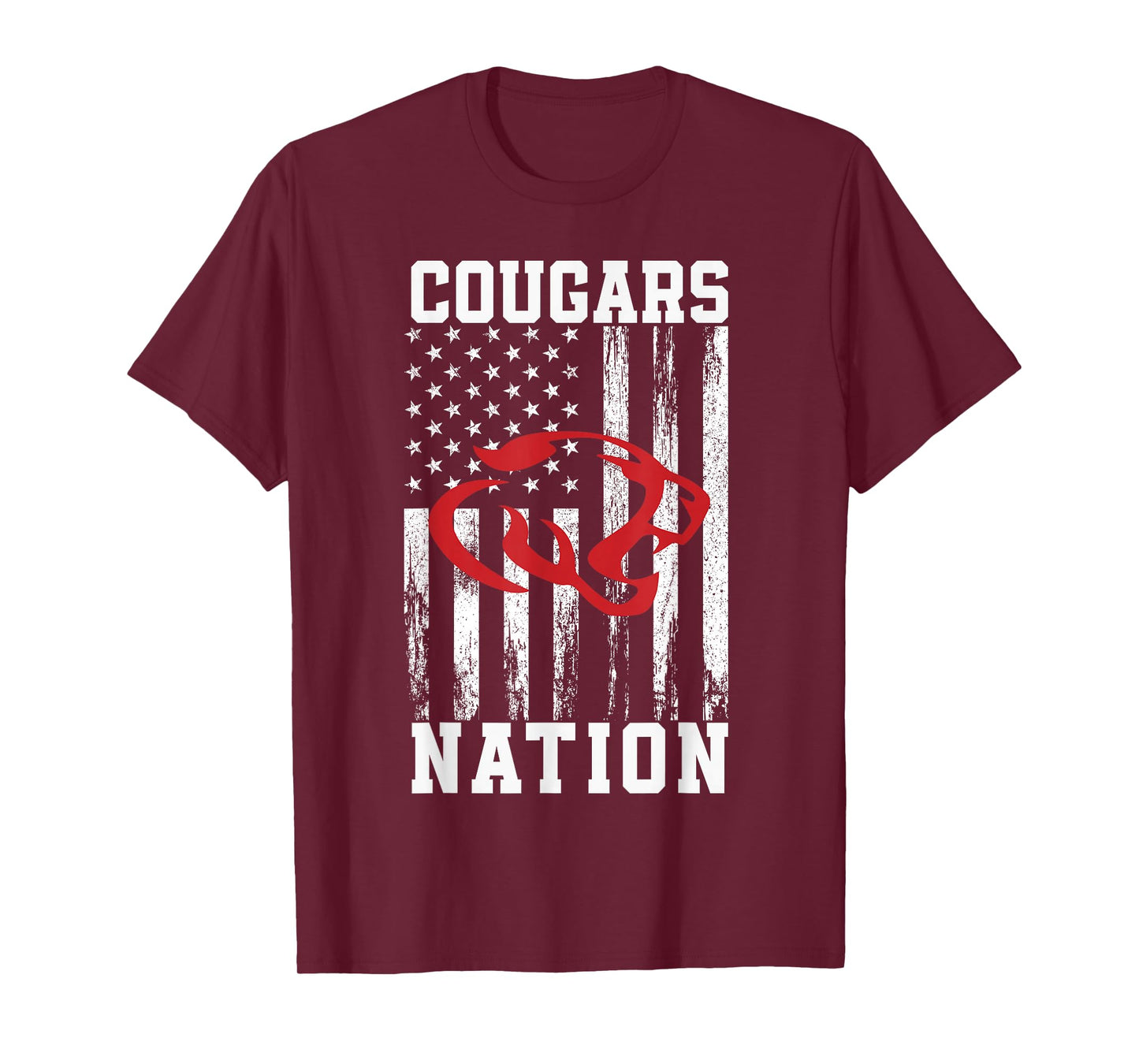 Crosby Cougars Logo Nation HS T-Shirt