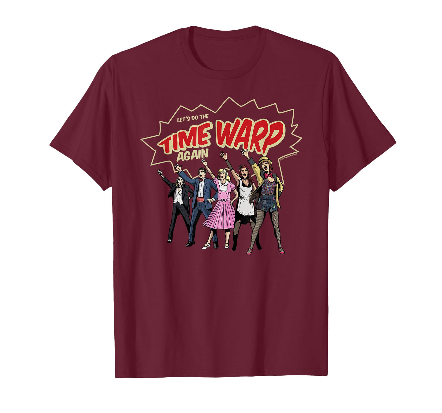 Rocky Horror Show Time Warp Lineup T-Shirt
