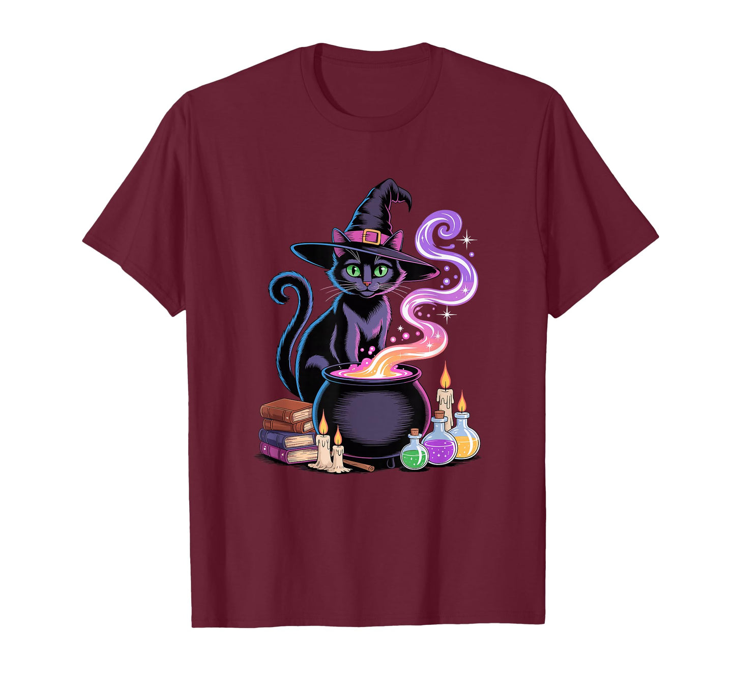 Halloween Witch Bombay Cat T-Shirt