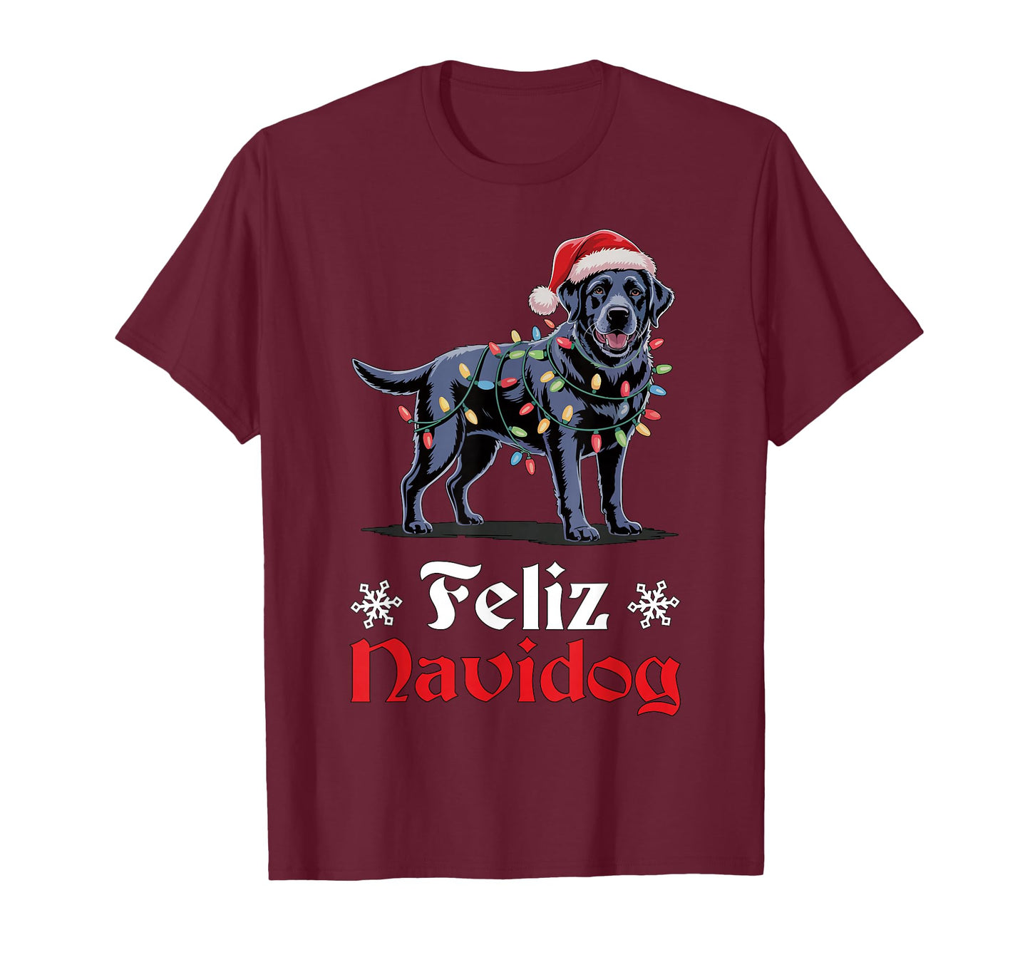 Feliz Navidog Dog Happy Christmas Funny Ugly Christmas T-Shirt