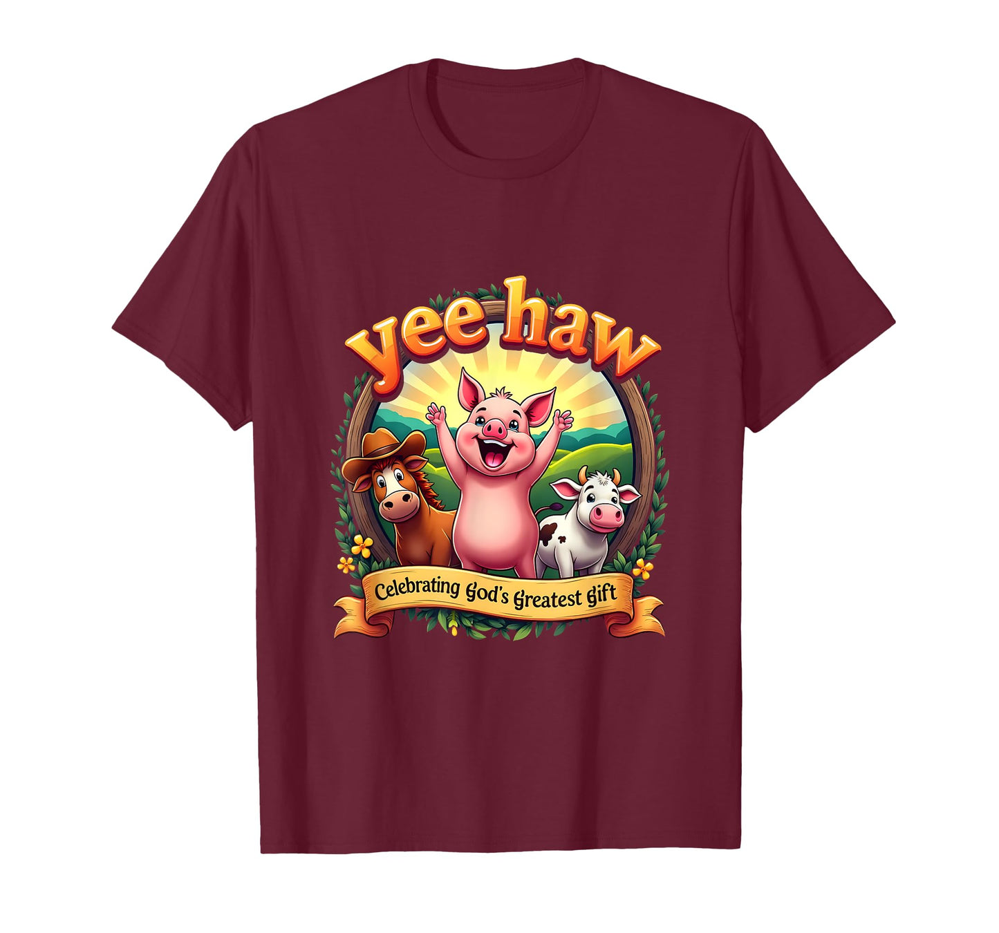 Yee Haw Youth VBS 2025 Celebrating Greatest Camp T-Shirt