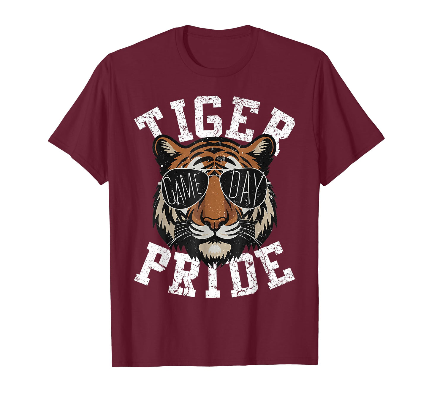 Retro Vintage Tiger Pride Tiger Mascot School Sports Team T-Shirt