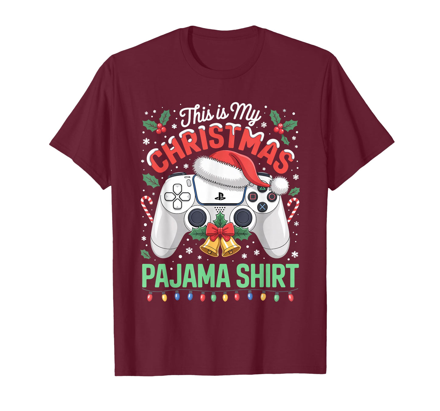This is My Christmas Pajama Gamer Video Game Boys Kids T-Shirt