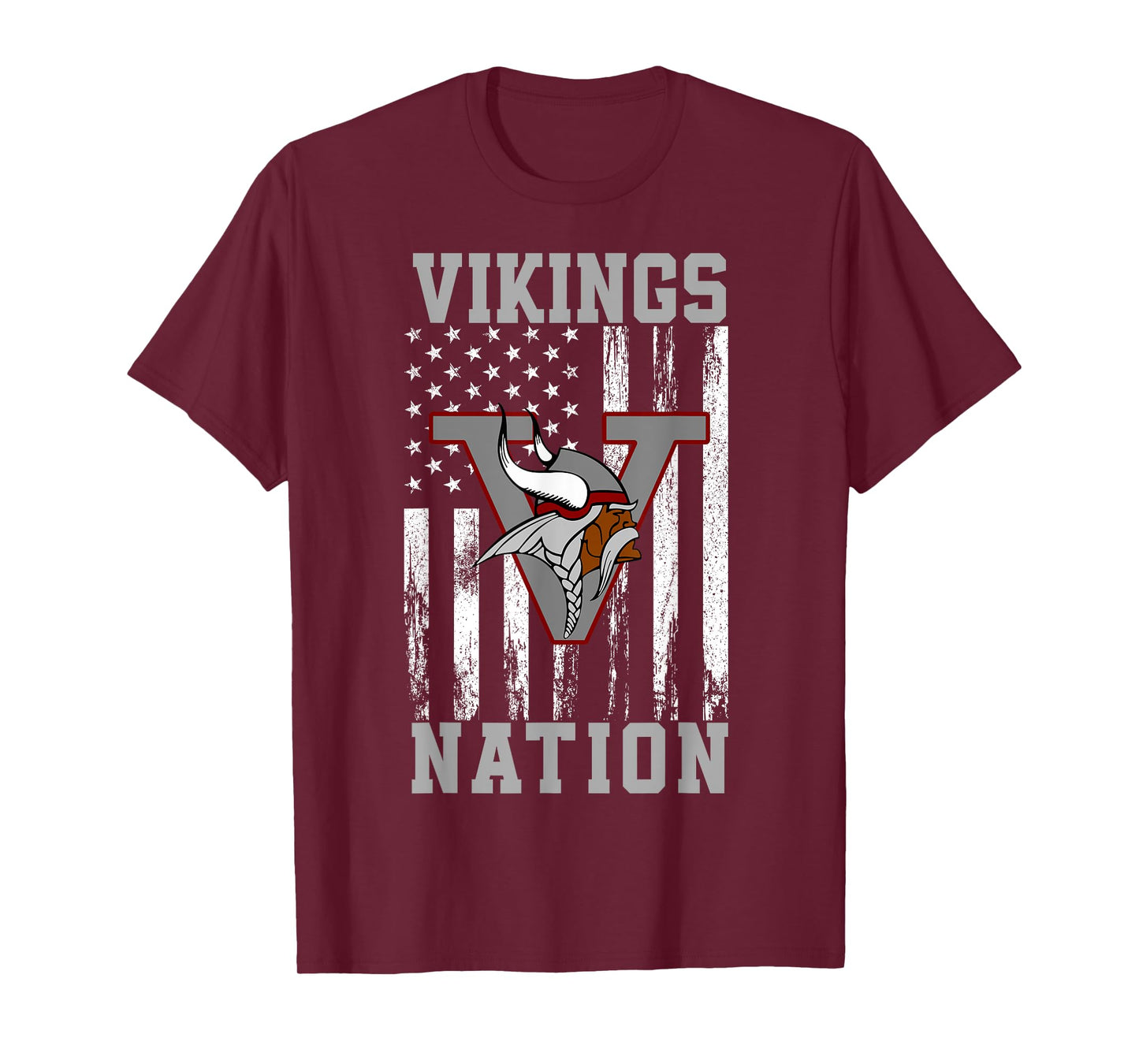 Raines Vikings Logo Nation HS T-Shirt