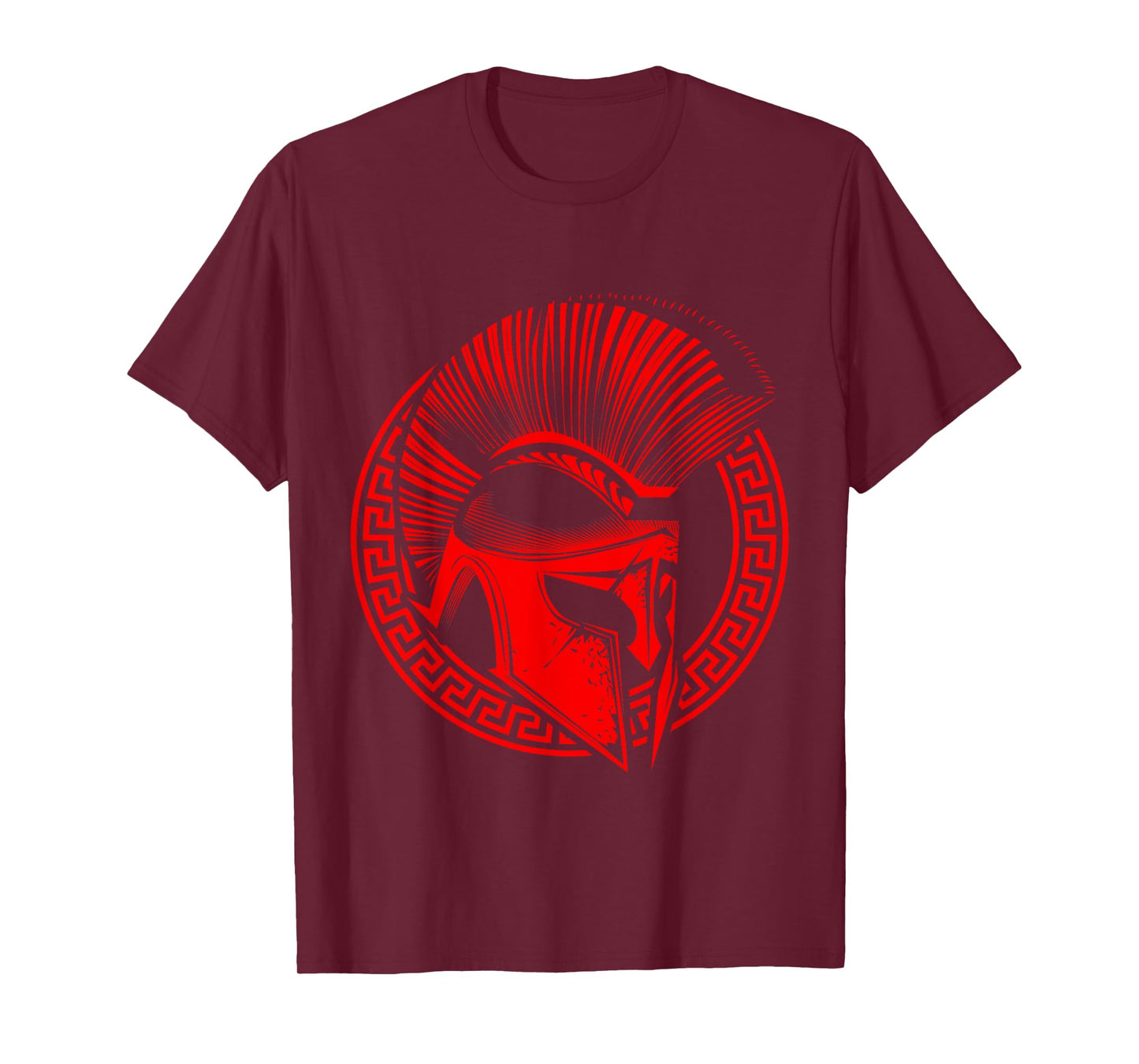 Spartan Helmet Gym Gladiator Symbol Workout Warrior Sparta T-Shirt
