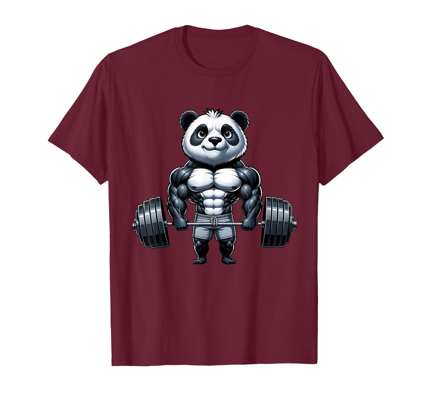 Weightlifting Panda Workout Bodybuilder Fitness Gym Panda T-Shirt