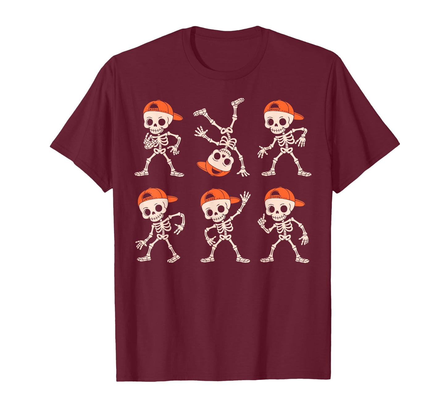 Funny Cute Dancing Skeleton Halloween Boys Kids Toddlers T-Shirt