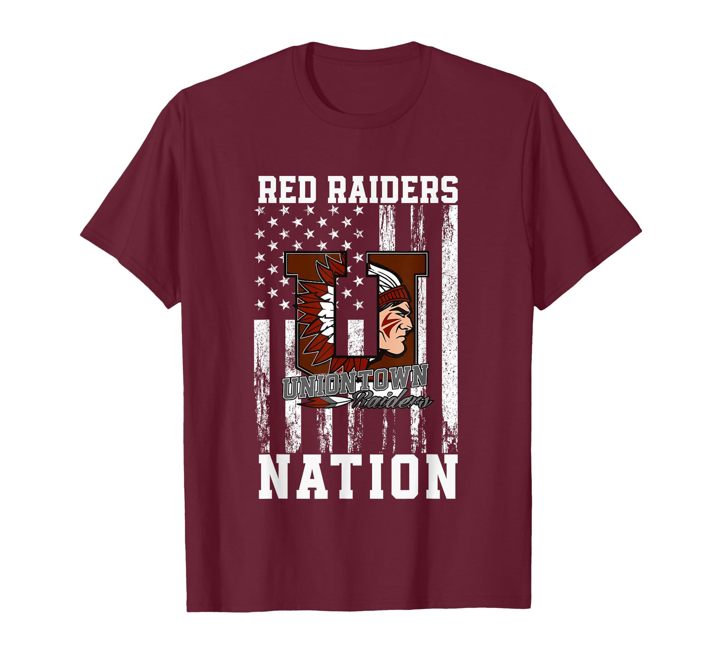 Uniontown Area Red Raiders Logo Nation HS T-Shirt