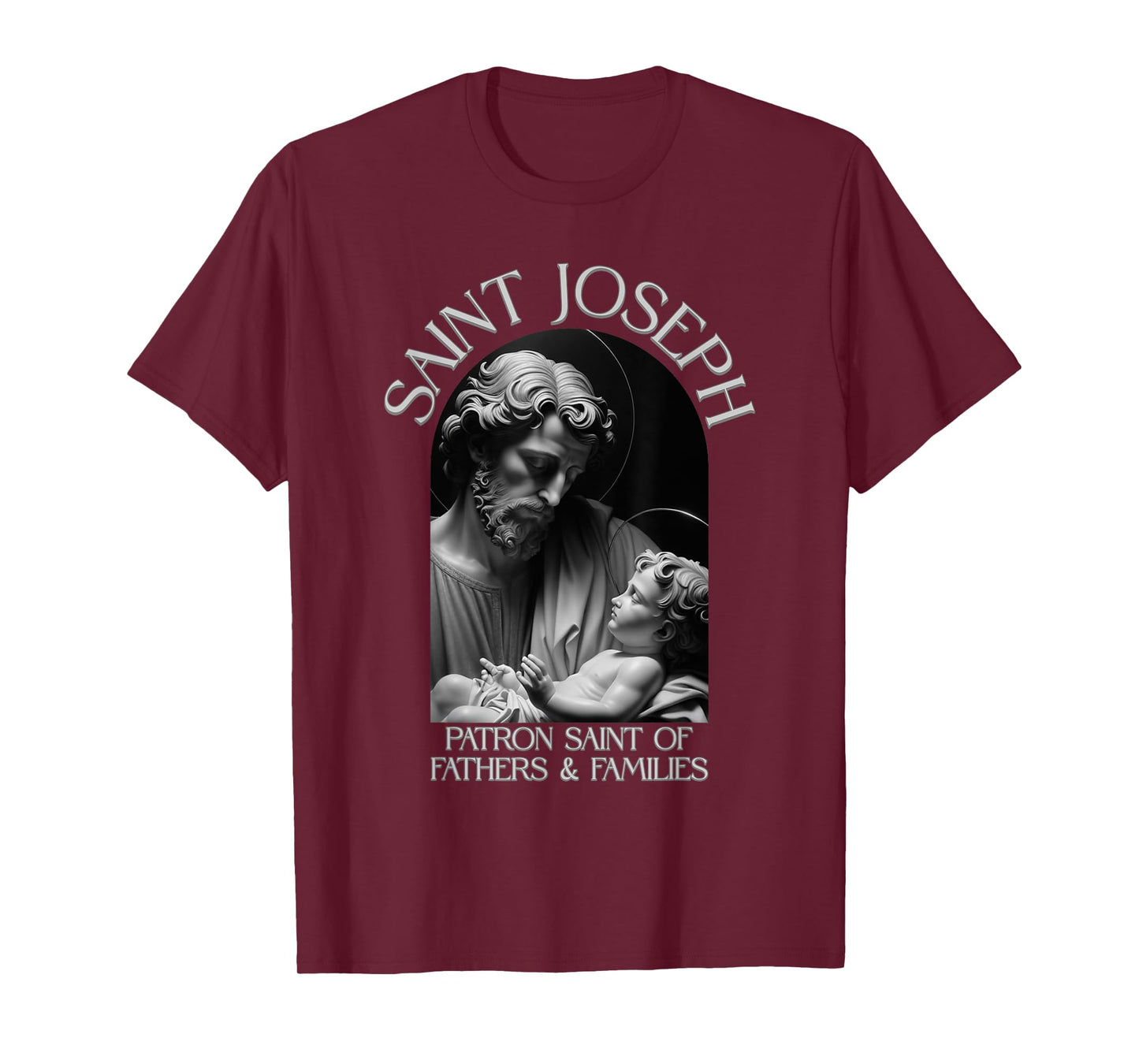 St Joseph fathers day patron Saint Catholic T-Shirt