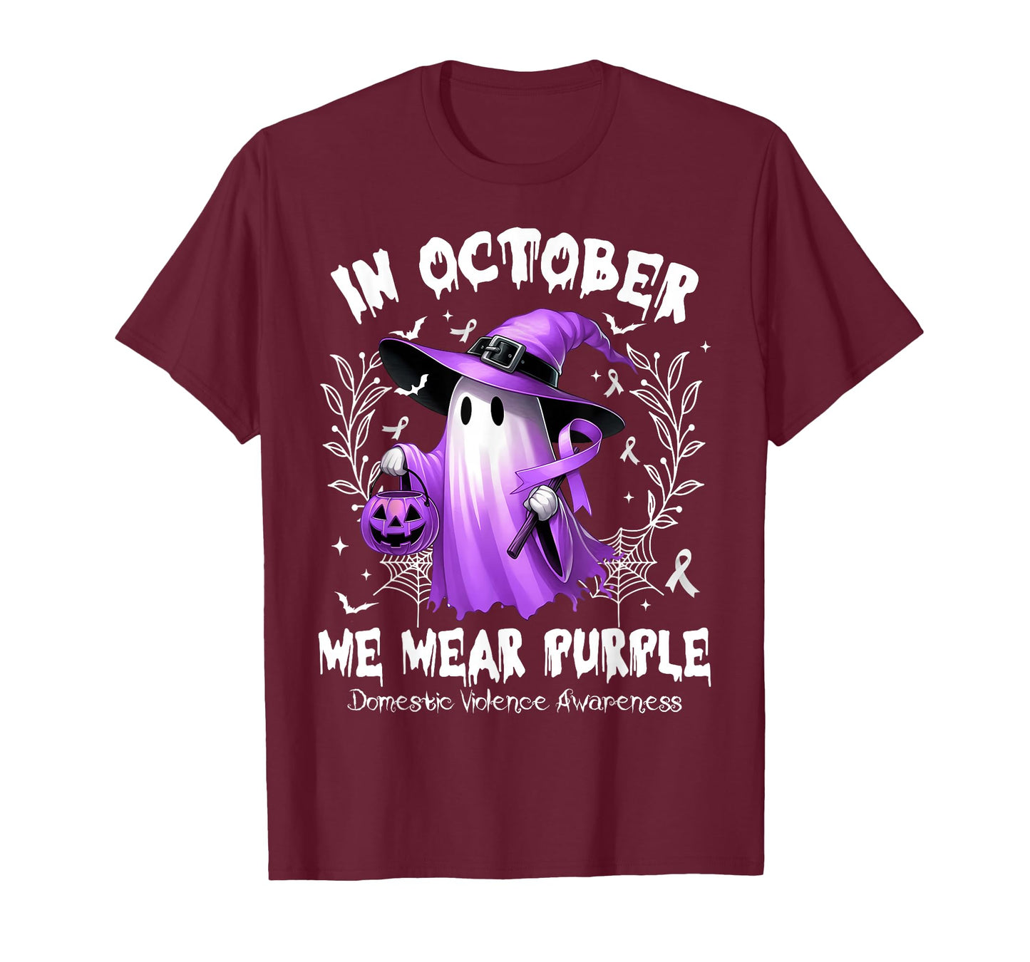 in October We Wear Purple for Domestic Violence Awareness T-Shirt