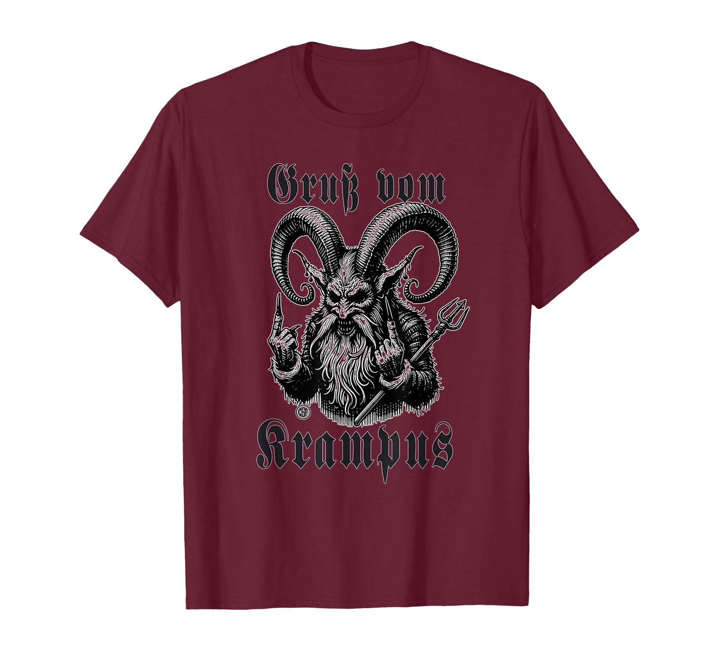 Greeting from Krampus Christmas Legend Figure T-Shirt