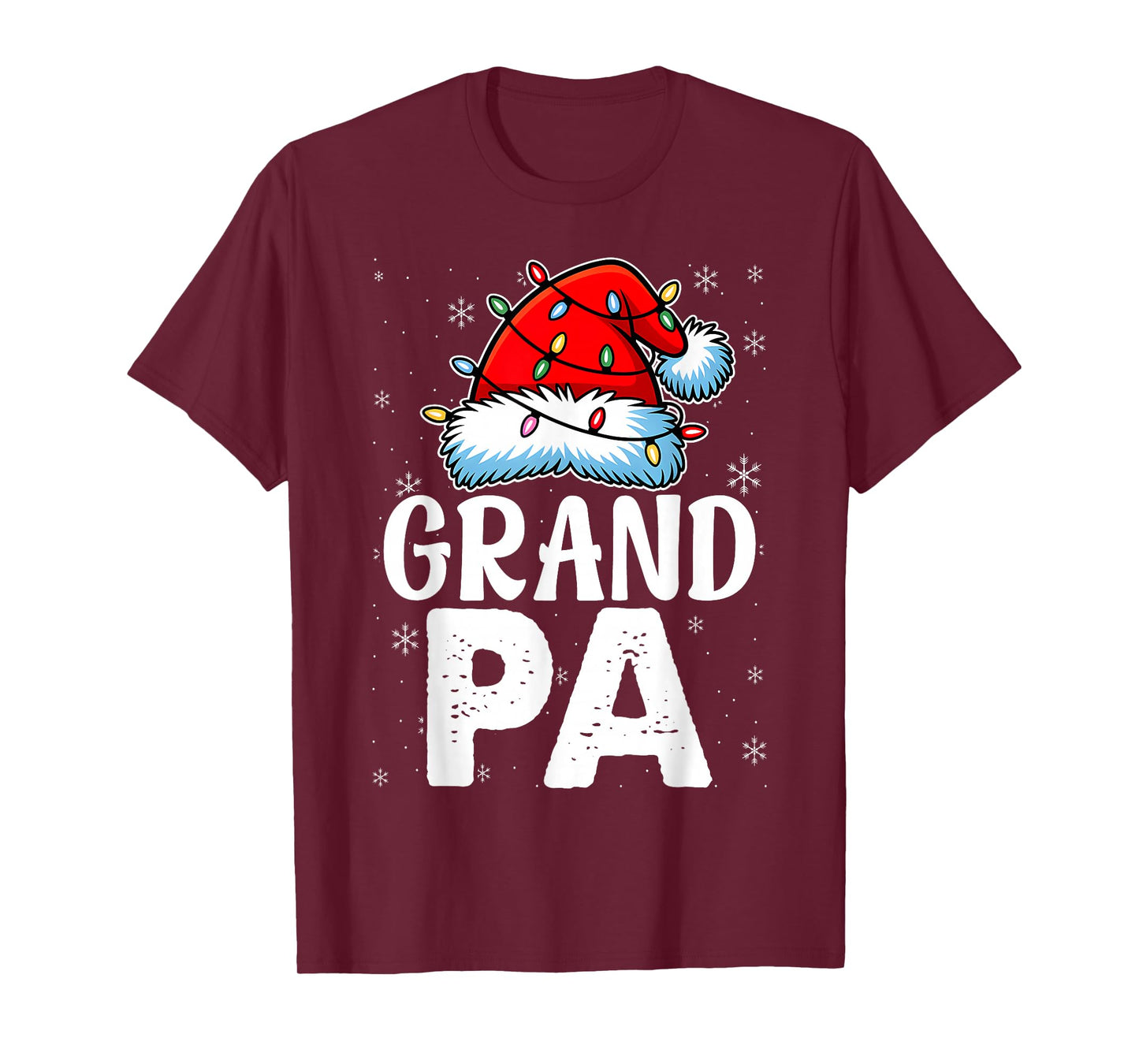 Grandpa Santa Christmas Family Matching Pyjamas Xmas Father T-Shirt