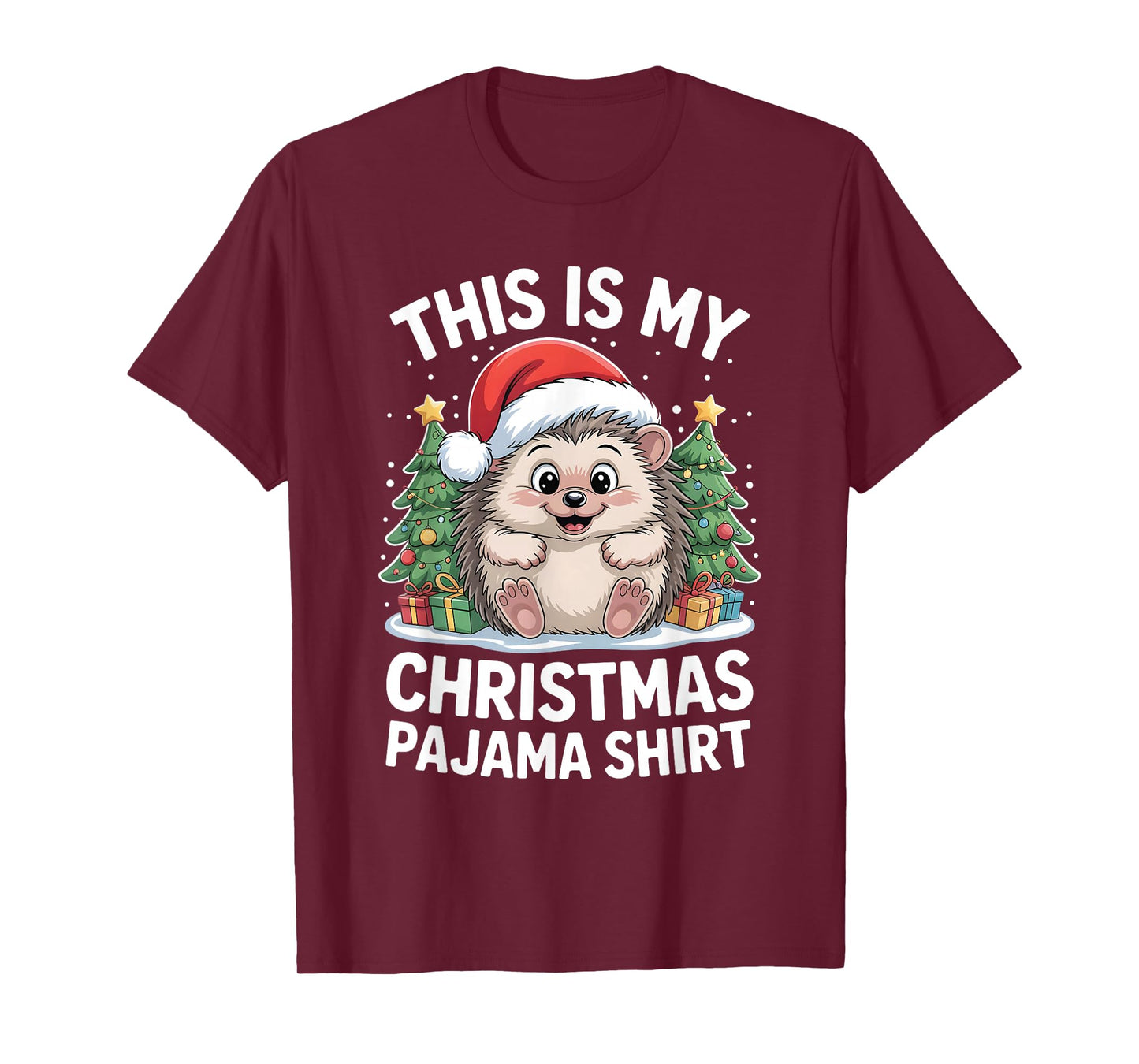 This is My Christmas Pajama Hedgehog T-Shirt