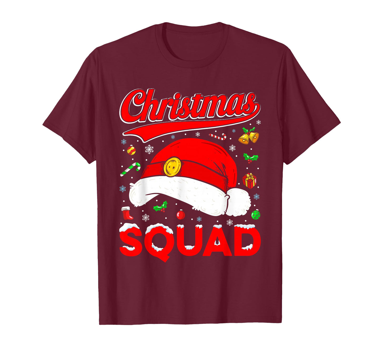 Christmas Squad Funny Xmas Tree Family Matching Pajamas Boys T-Shirt