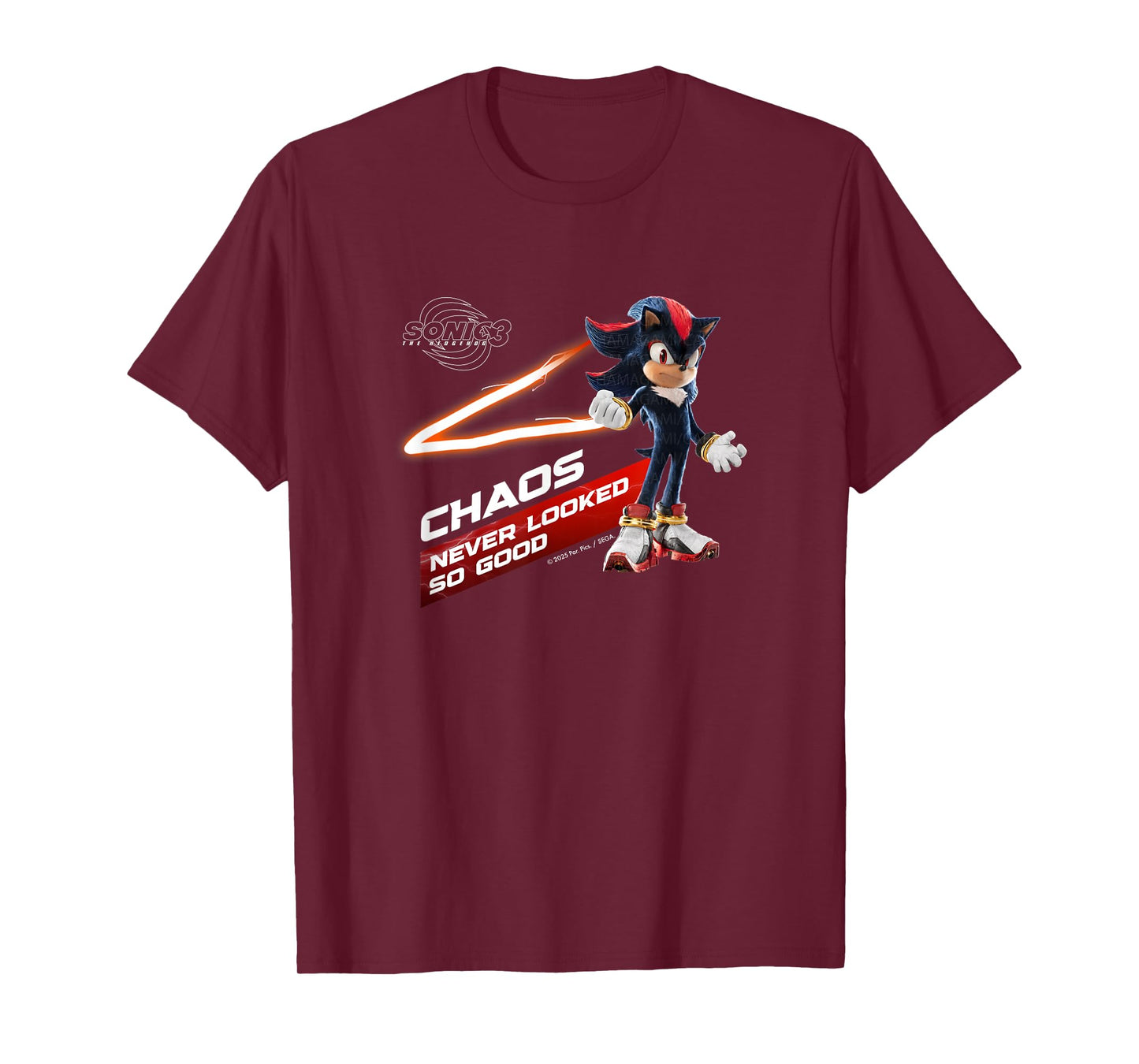 Sonic the Hedgehog 3 - Shadow "Chaos Never Looked So Good" T-Shirt