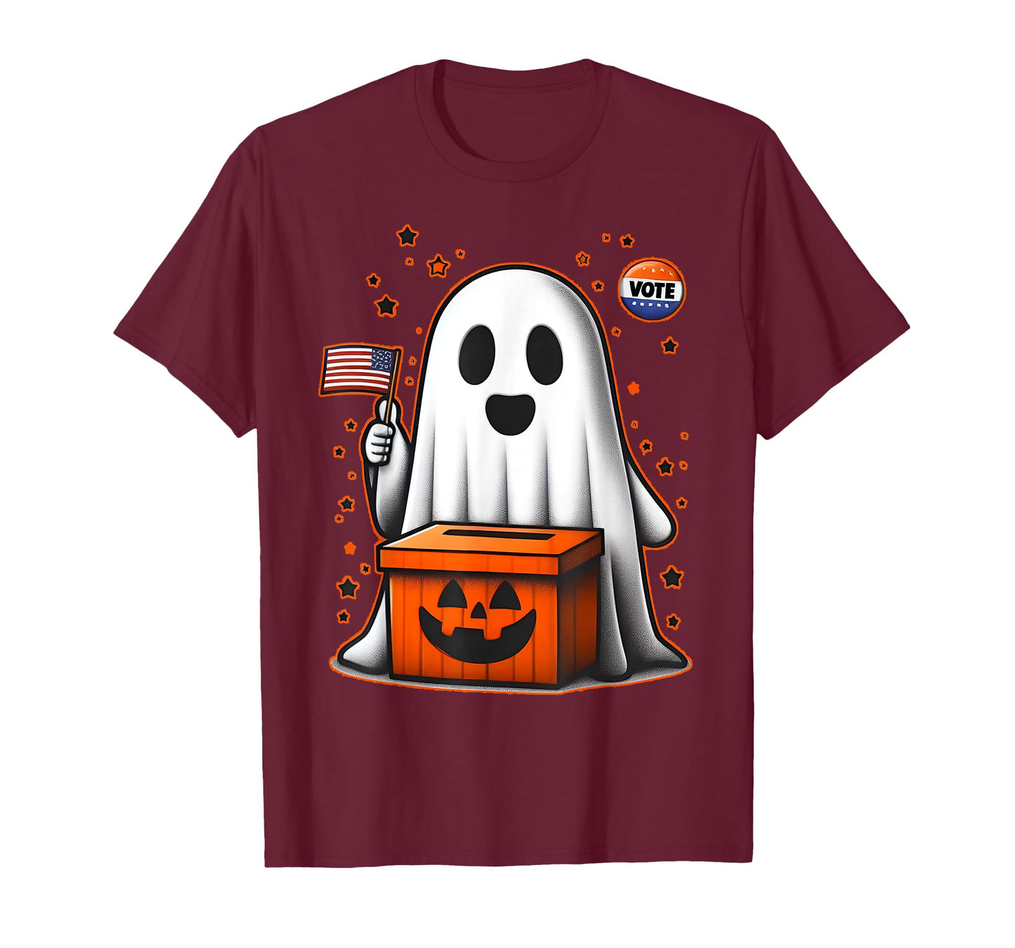 Vote Halloween Ghost Spooky Election Political Kids Adults T-Shirt