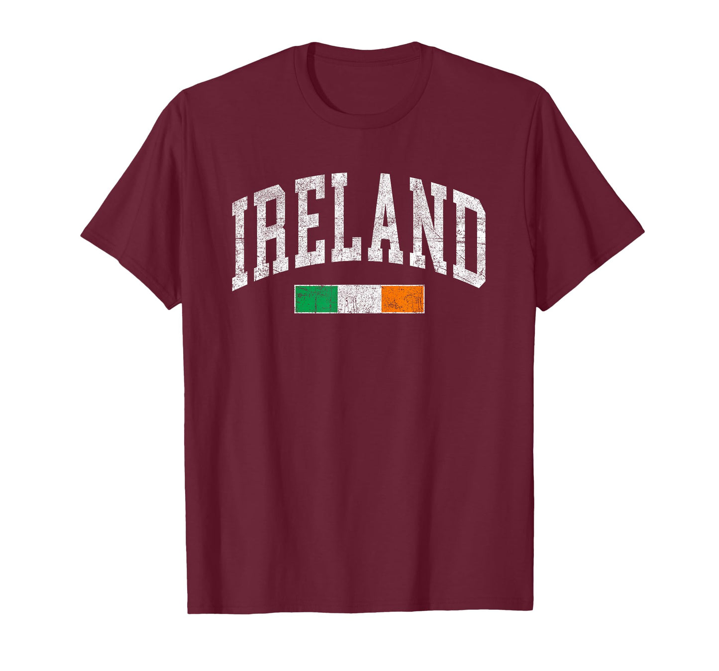Vintage Ireland Flag Irish Retro Throwback Mens Womens Kids T-Shirt