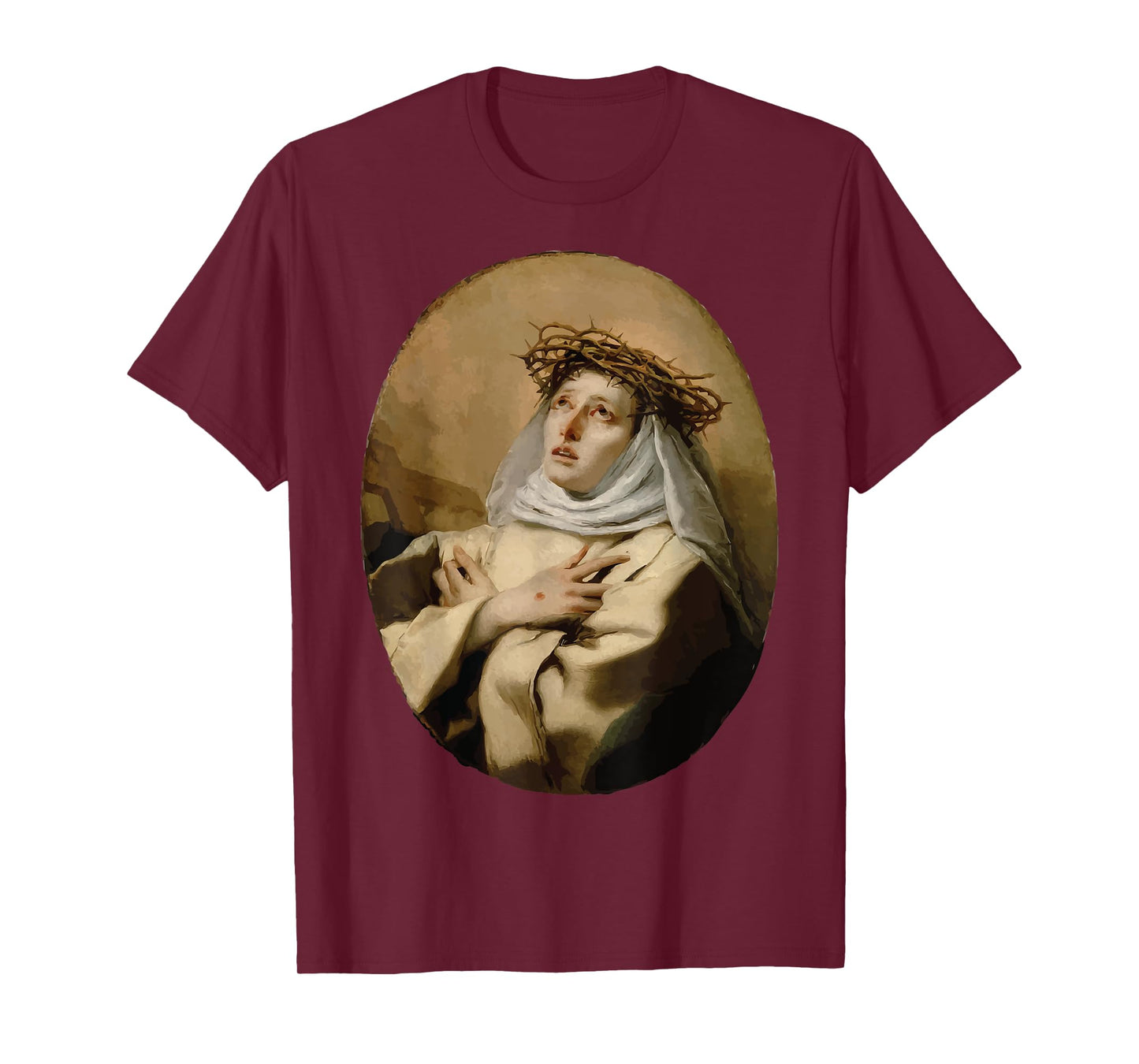 St Catherine of Siena Art Italian Saints Catholic Stigmata T-Shirt