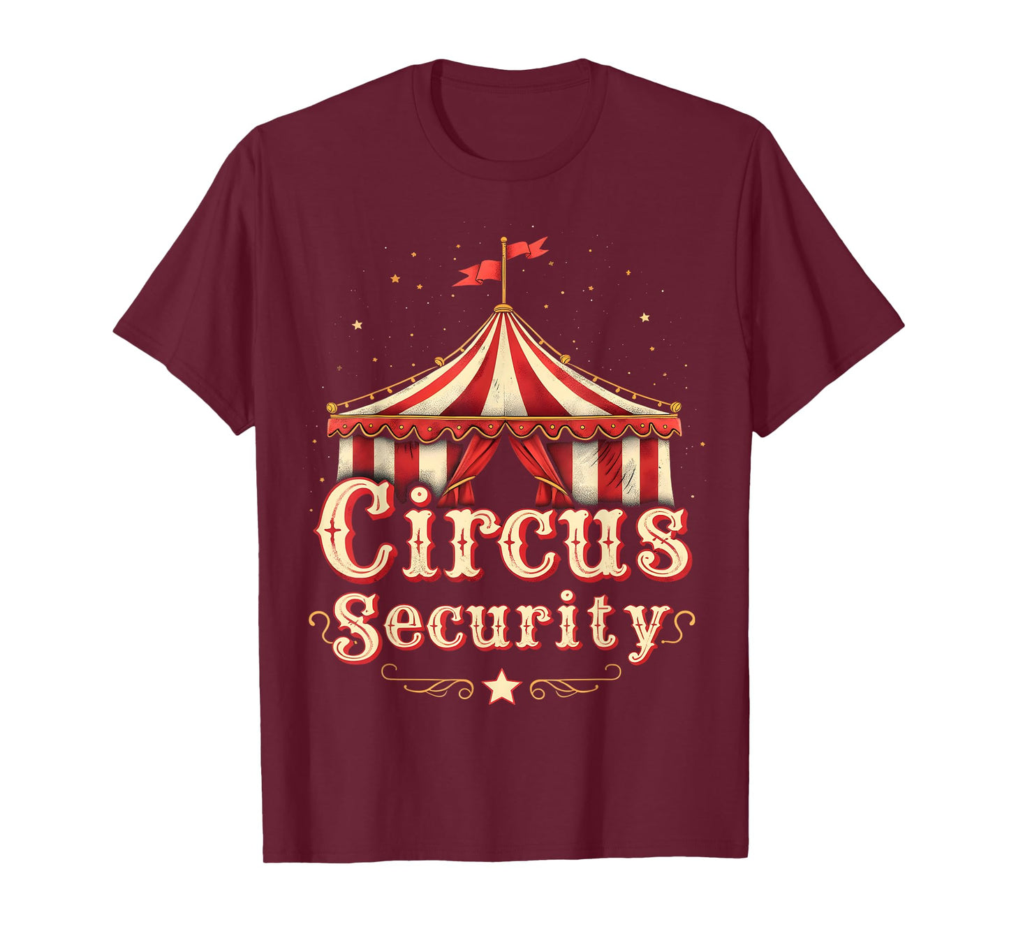 Circus Security Retro Carnival Tent T-Shirt