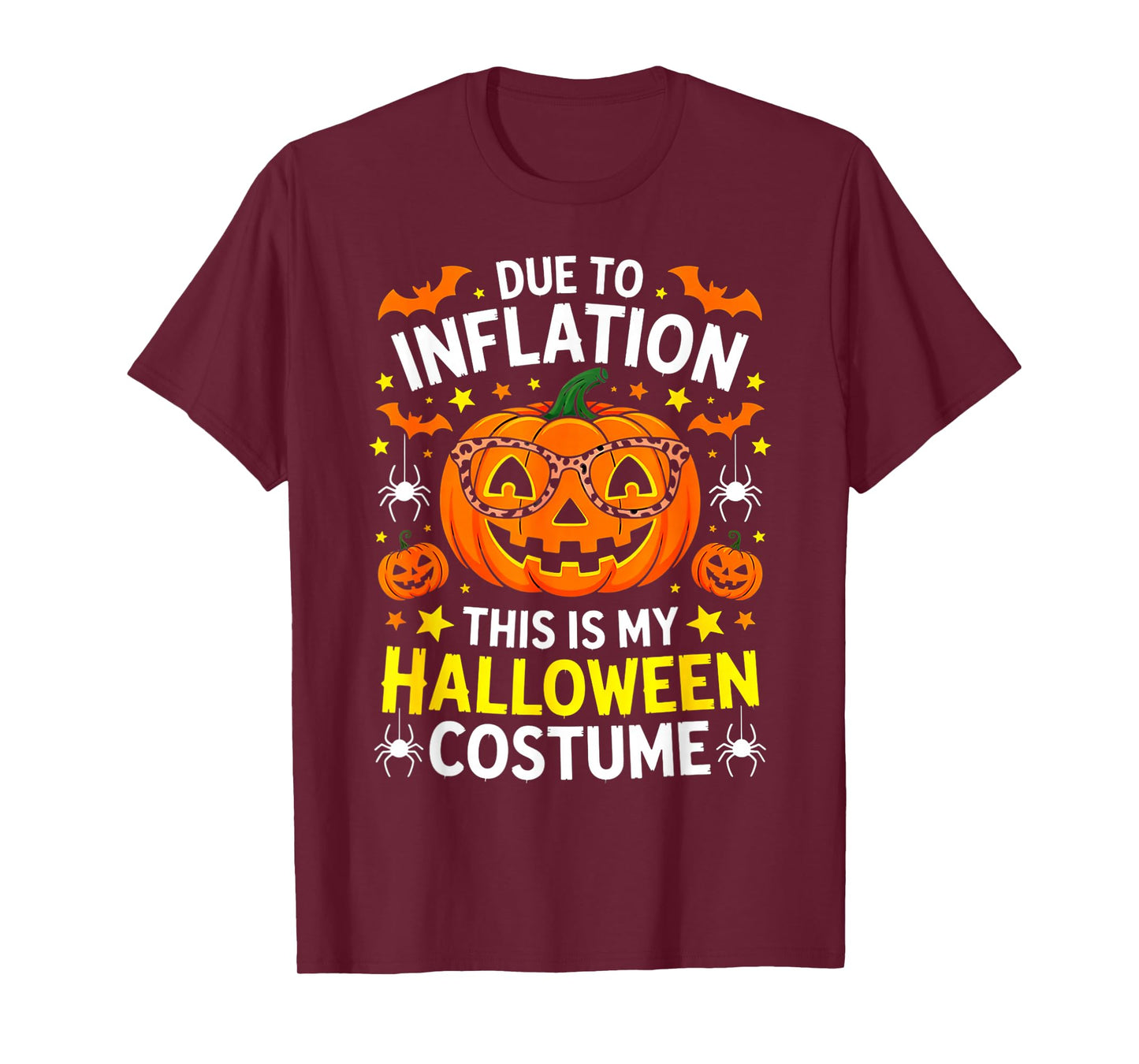 Funny Shirt Halloween 2025 Pumpkin Costume Men Women T-Shirt