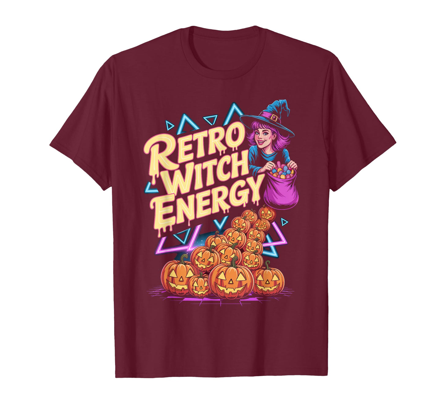 Retro Funny Witch Halloween T-Shirt