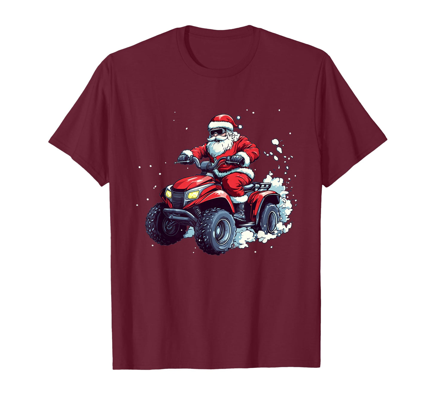 Nice Santa Claus and His Quad Make Christmas Cool T-Shirt