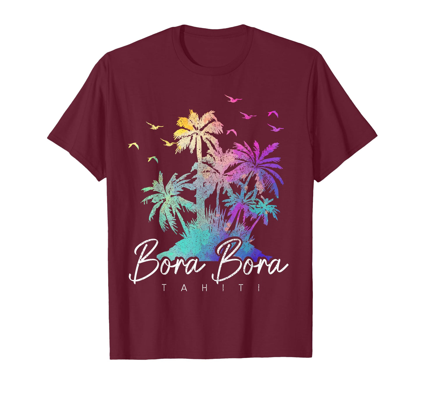 Bora Bora Tahiti Beach Vacation Vintage Souvenir T-Shirt