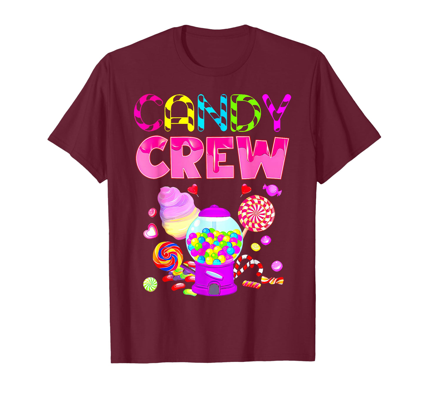 Candy Crew Candy Costume Women Candy Land Kids Sweetie T-Shirt