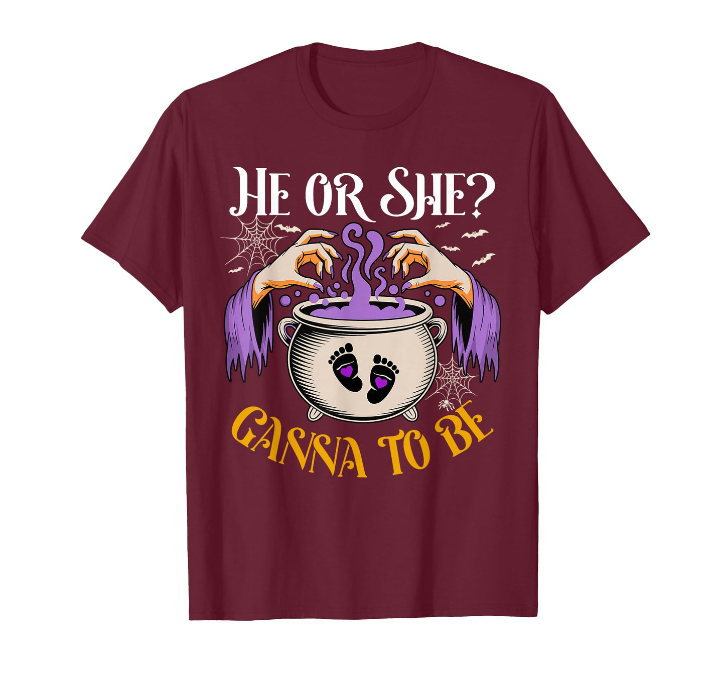 He Or She Ganna to Be Baby Reveal Halloween Costume T-Shirt