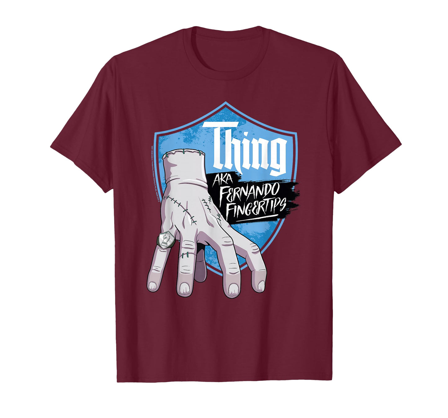 Wednesday Season 2 Thing AKA Fernando Fingertips Logo T-Shirt