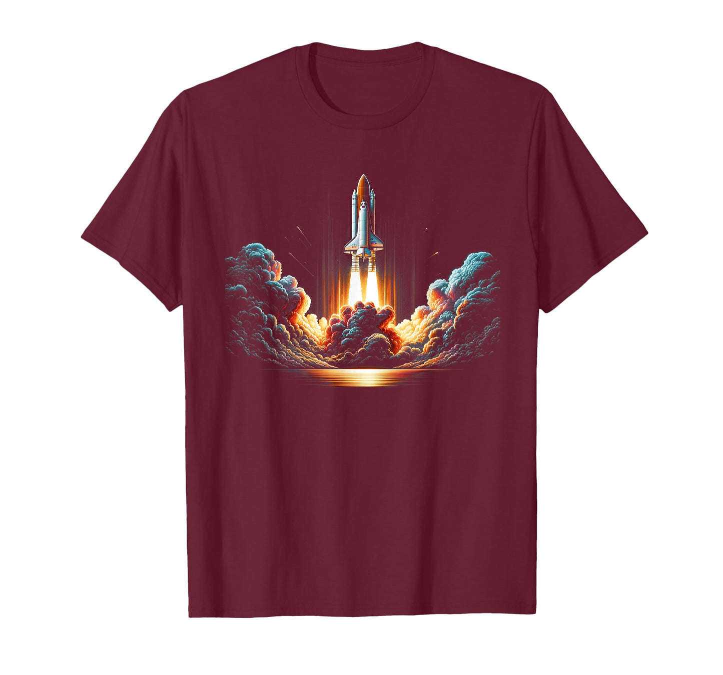 Vintage Space Shuttle Launch, Kennedy Space Centre T-Shirt