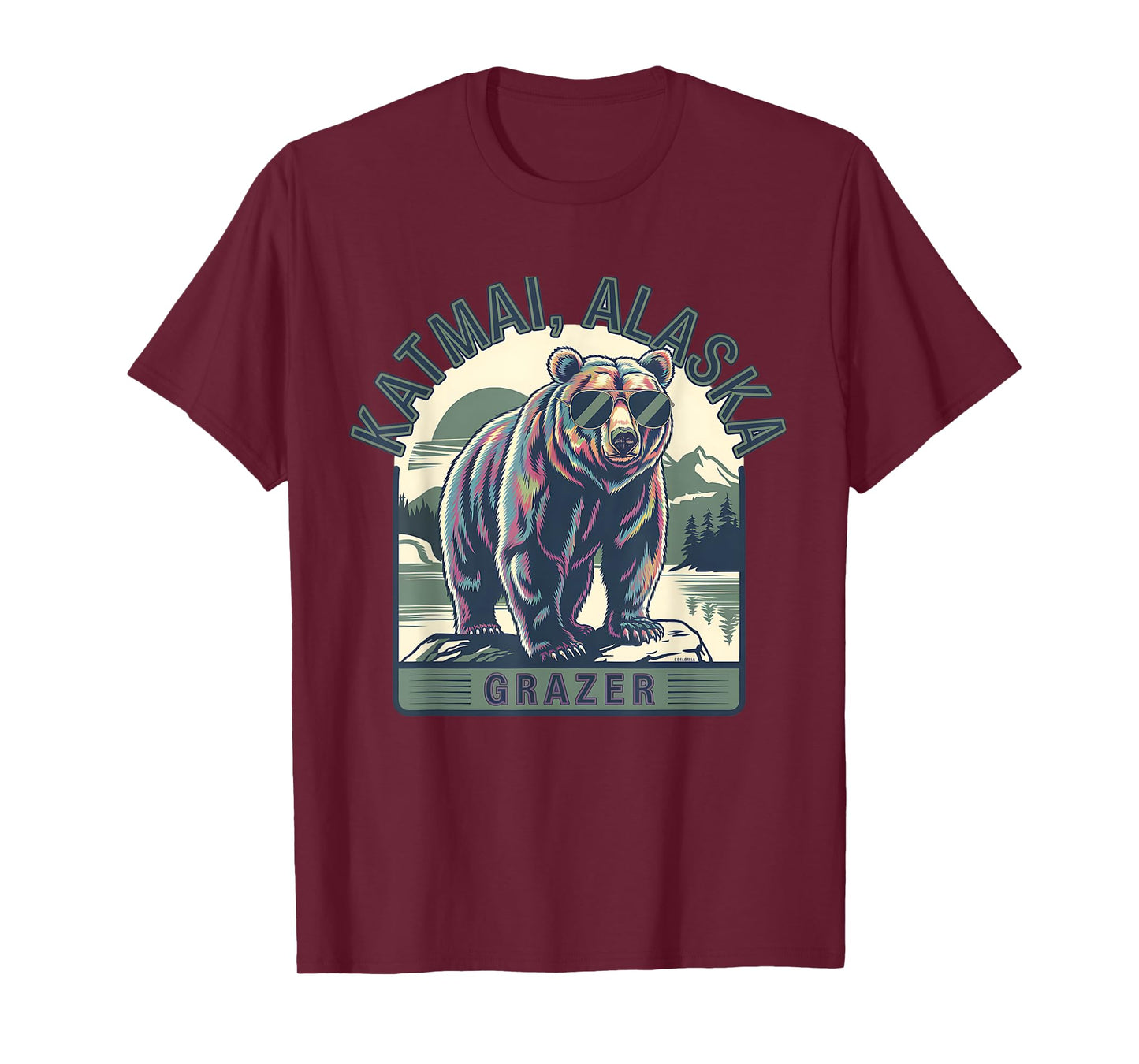 Katmai Alaska Grazer Vintage Fat Bear Week 2025 T-Shirt