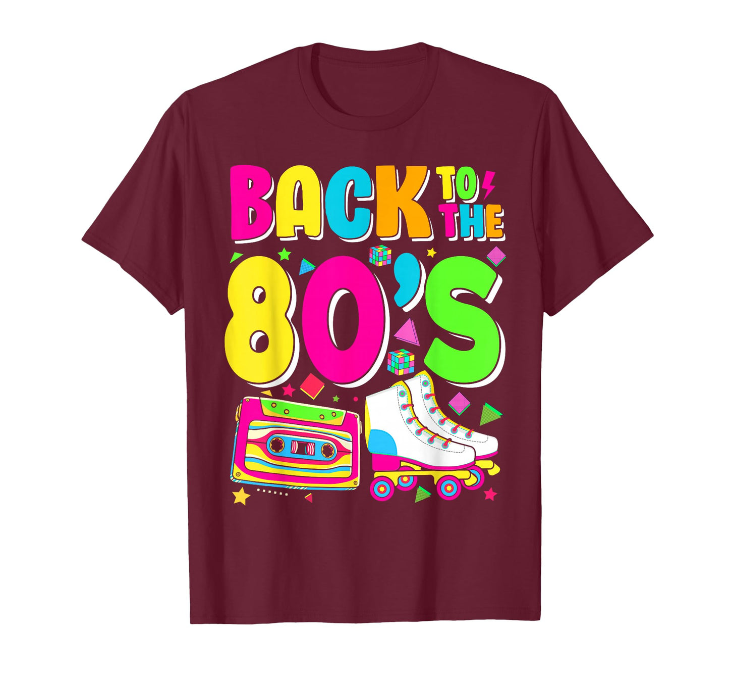 Back To 80's 1980s Outfit Costume Eighties Retro Party T-Shirt