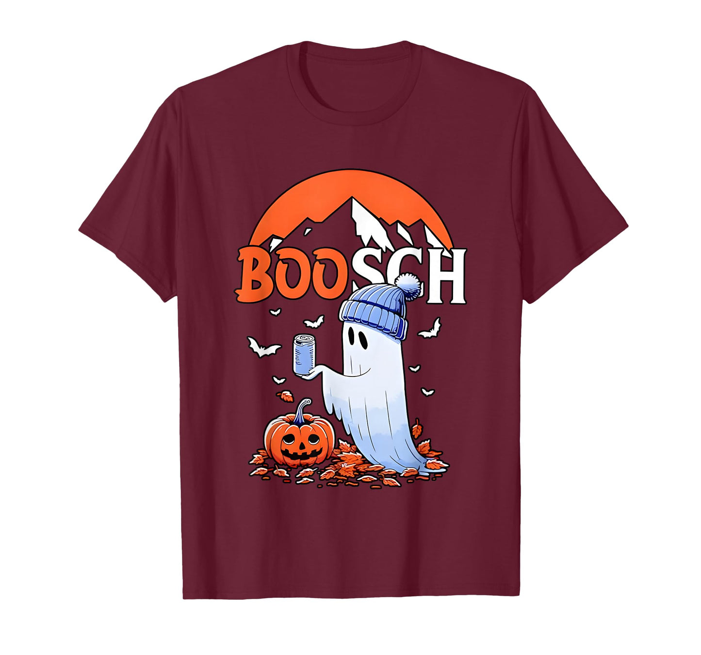 Ghost Boosch Beer Halloween T-Shirt