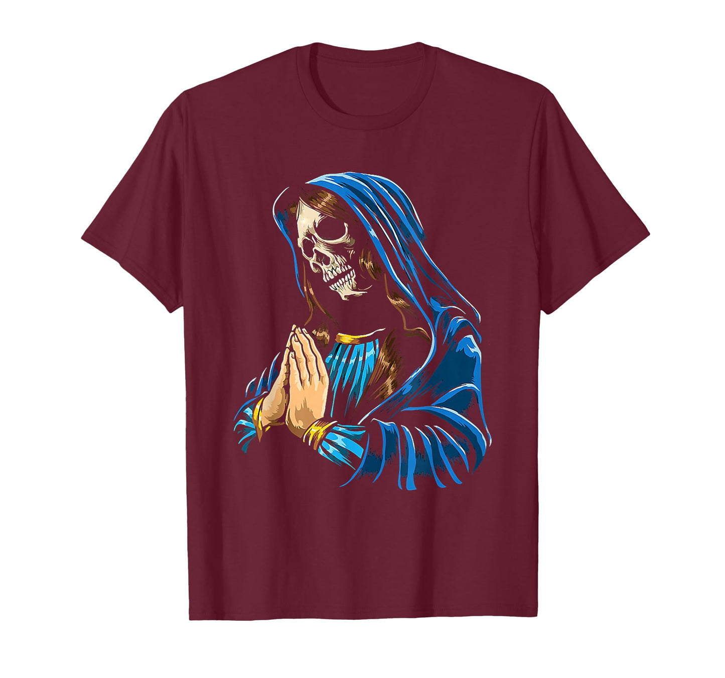 Praying La Calaveras Catrina Graphic Day of The Deads T-Shirt